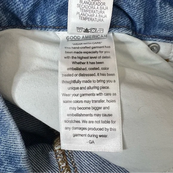 Good American Good Vintage Clean Seams High Rise Straight Leg Jeans 12/31 NWT - Picture 12 of 14
